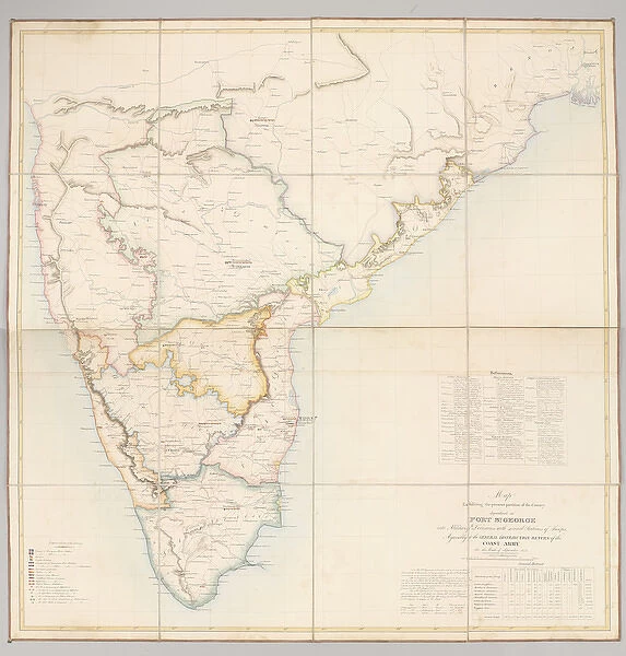 Map Exhibiting the present partition of the Country