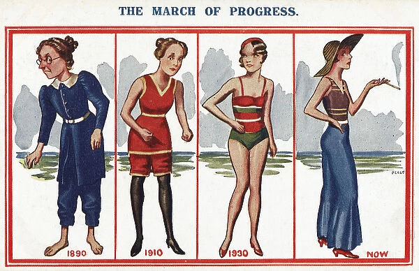 The March of Progress - Changing Womens Beachwear Fashion