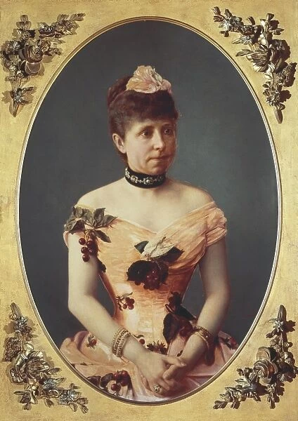 Maria Christina of Habsburg (1858-1929). Queen