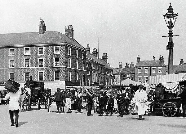 Market Square Retford Victorian period