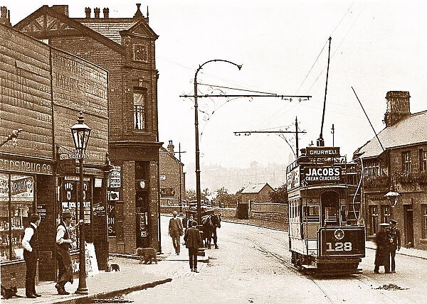 Meanwood tram terminus Leeds