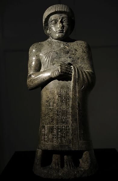 Mesopotamian Art. Gudea, city ruler of Lagash, Sumer. 2144-2