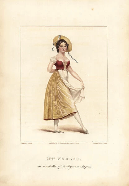 Miss Lise Noblet, dancer in La Paysanne Supposee, 1822