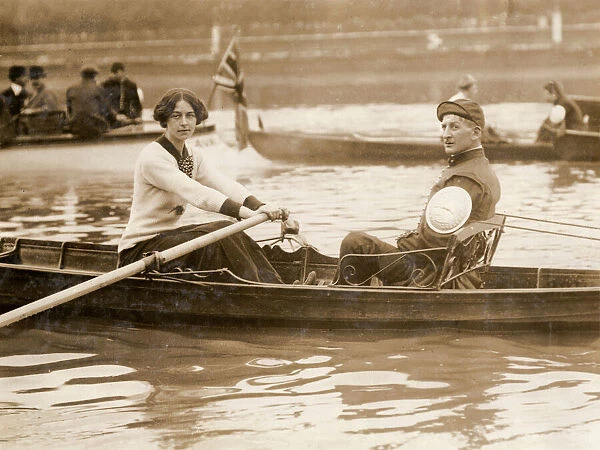 Miss Lucy Pocock, sculling champion