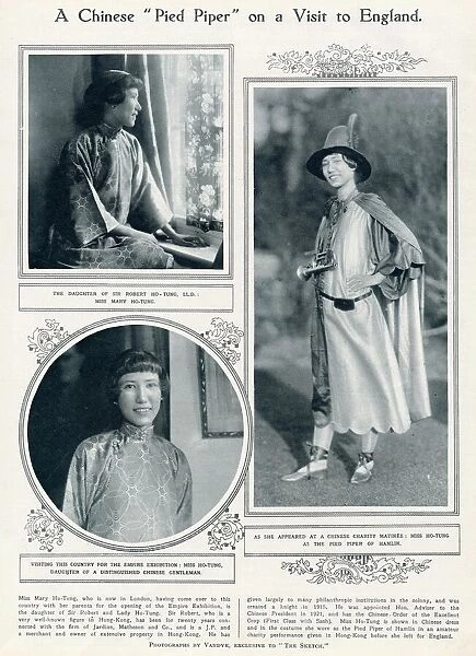 Miss Mary Ho-Tung - British Empire Exhibition