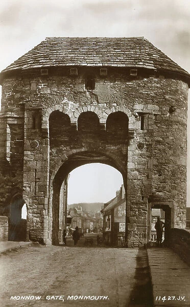 Monnow Gate, Monmouth, Wales - Valentine's postcard 1889