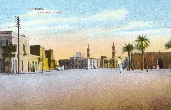 The Mosque Street, Khartoum, Sudan