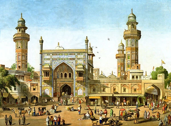 Mosque of Wazir Khan, Lahore, India