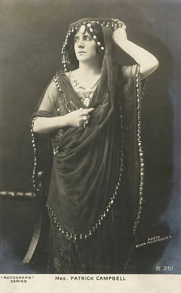 Mrs Patrick Campbell, English stage actress