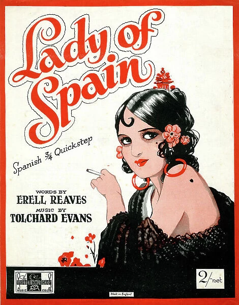 Music cover, Lady of Spain quickstep