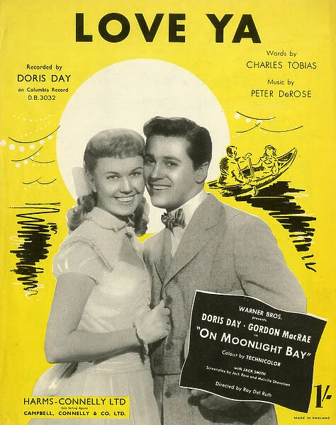 Music cover, Love Ya, Doris Day