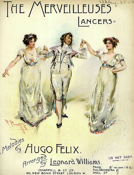 Music cover, The Merveilleuses Lancers