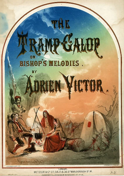 Music cover, The Tramp Galop