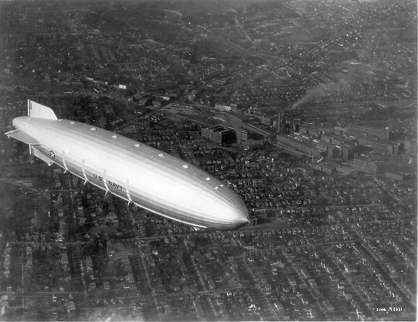 The US Navy airship ZRS-4 Akron in flight