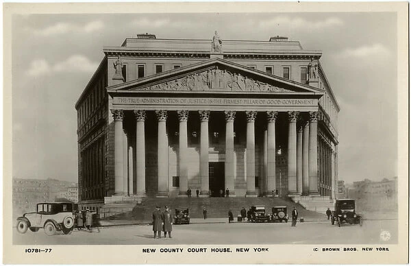 New County Court House, New York