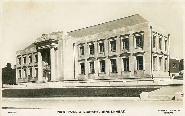 The New Public Library, Birkenhead, Merseyside