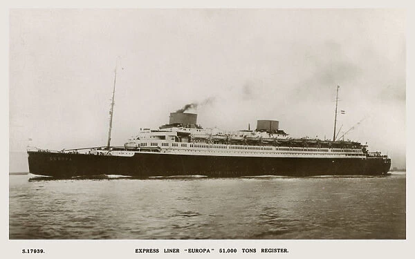 Norddeutscher Lloyd, Bremen - Steamship Europa