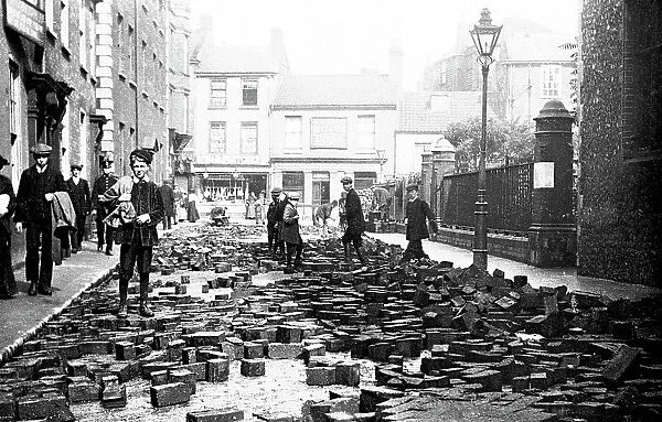 Norwich Aftermath of the Colegate Street Flood early 1900s