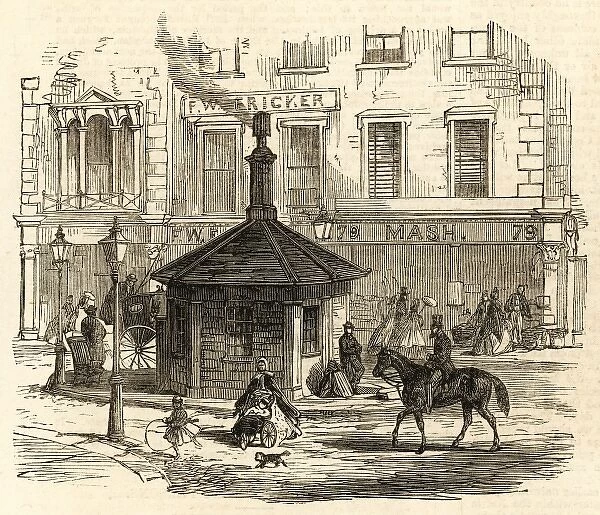 Notting Hill Toll Gate, London, c. 1864