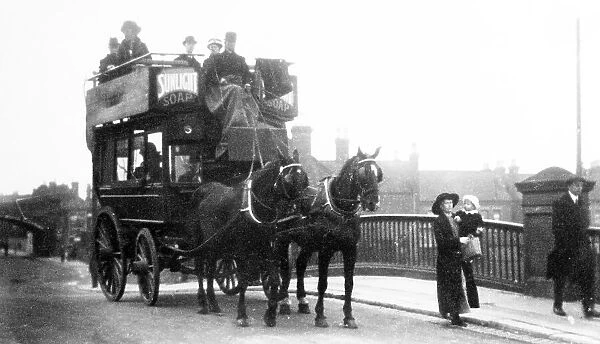Nottingham Bamford Horse Bus in 1908