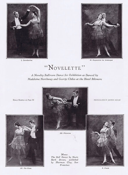 The novelty ballroom dance called Novelette performed