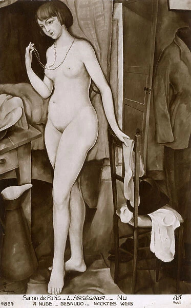 A Nude Study by L Hasegawa - Salon de Paris