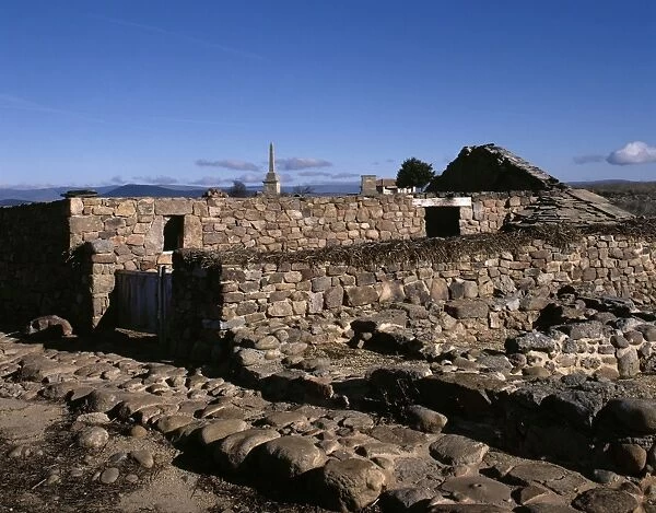 Numancia. Roman ruins. Near Soria. Spain