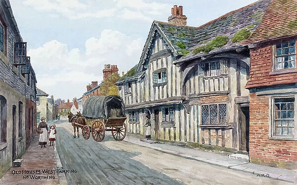 Old Houses at West Tarring, near Worthing, Sussex