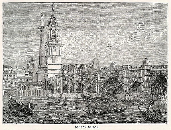 Old London Bridge 1796