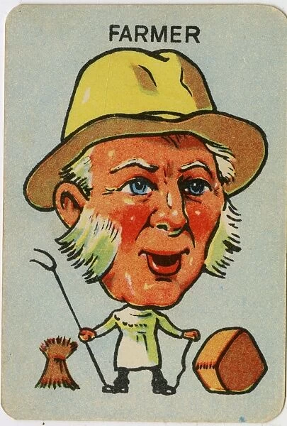 Old Maid card - Farmer