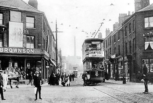 Old Square, Ashton under Lyne, early 1900s