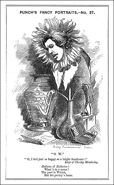 Oscar Wilde cartoon