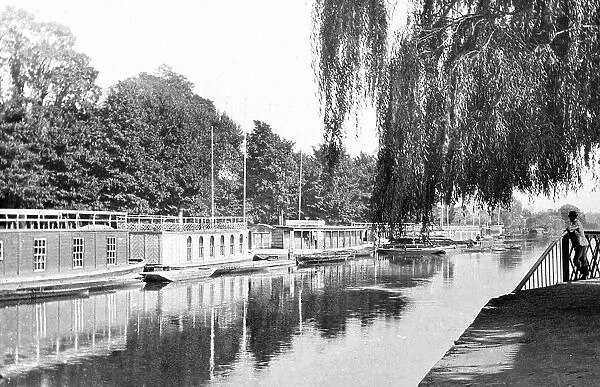 Oxford Christ Church Meadows River Thames Victorian period