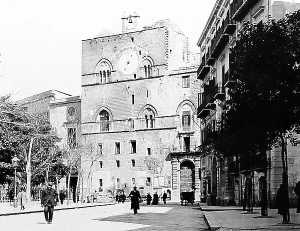 Palazzo del Tribunale, Palermo, Sicily, Italy, early 1900s