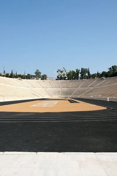 The Panathinaiko or Panathenaic Stadium (Kallimarmaron). Pan
