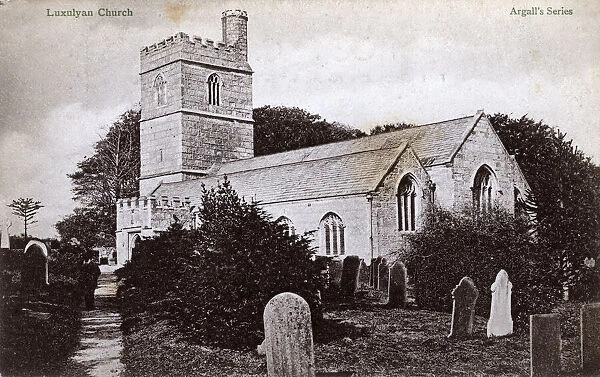Parish church in the village of Luxulyan, Cornwall