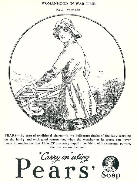 Pears Soap Advertisement On The Land