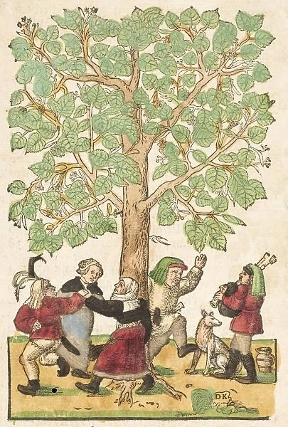 Peasants dancing round linden tree (main image)