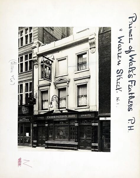 Photograph of Prince Of Wales Feathers PH, Euston, London