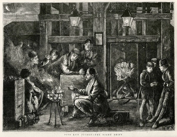 Pits and pitmen - night-shift 1871