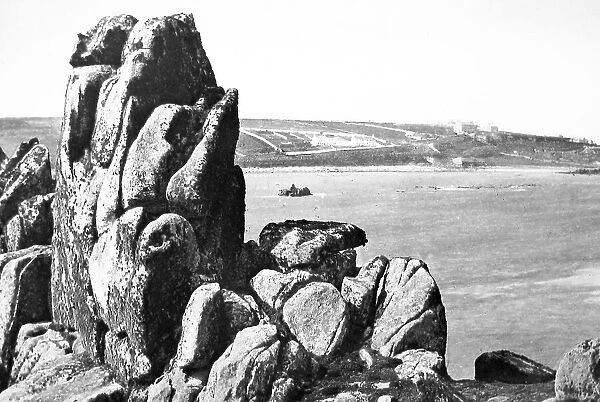 Porthcressa Bay, Isles of Scilly - from a hand