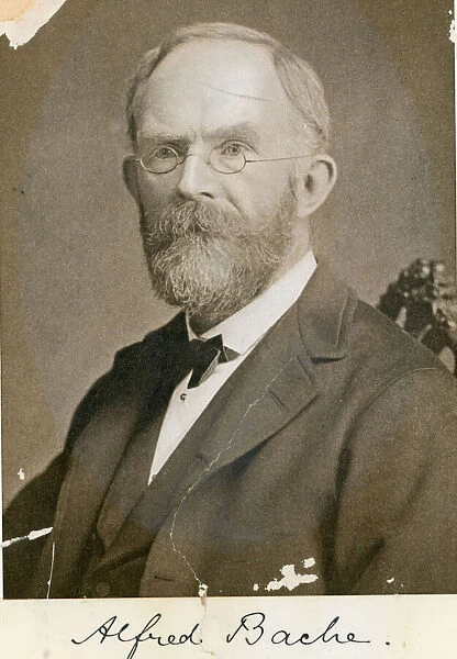 Portrait of Alfred Bache, IMechE Secretary, 1884-1897