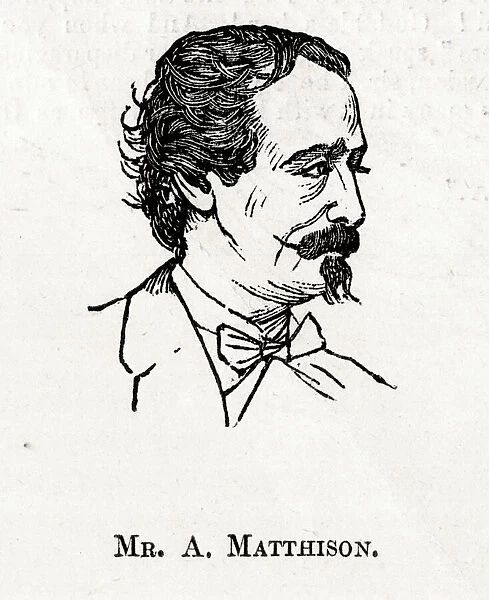 Portrait of Arthur Matthison, playwright