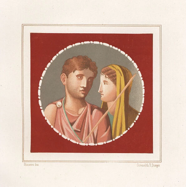 Portrait of a man and woman from an unidentified