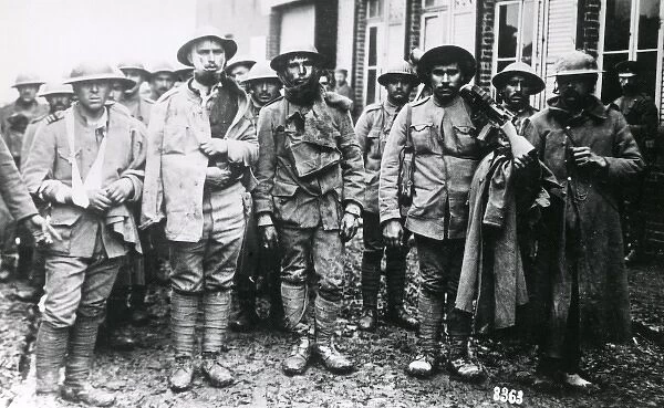 Portuguese soldiers captured on the Western Front, WW1