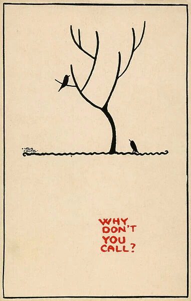 Postcard design - Why don t you call?