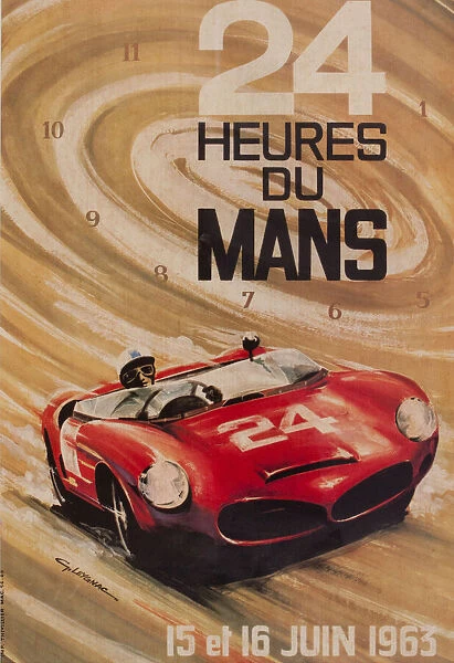 Poster, Le Mans 24 Hour Rally 1963