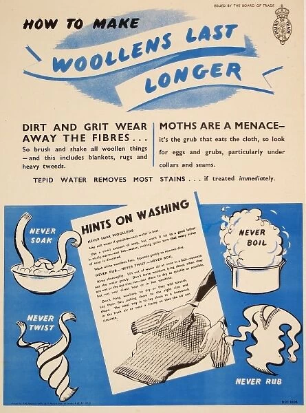 Poster: How to make woollens last longer