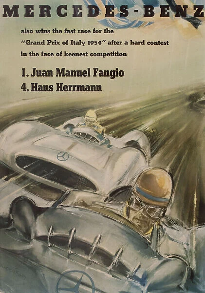 Poster, Mercedes-Benz