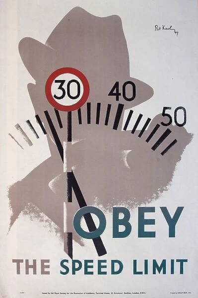 Poster, Obey the Speed Limit